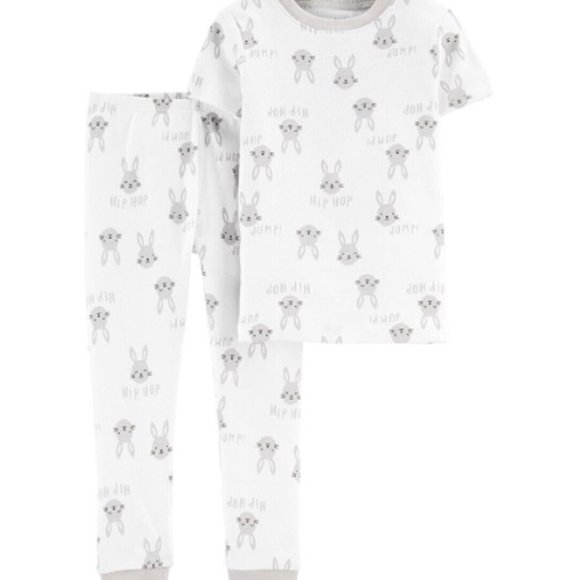 Carter’s Bunny Pajama Set NEW Size 12 months - Picture 1 of 1